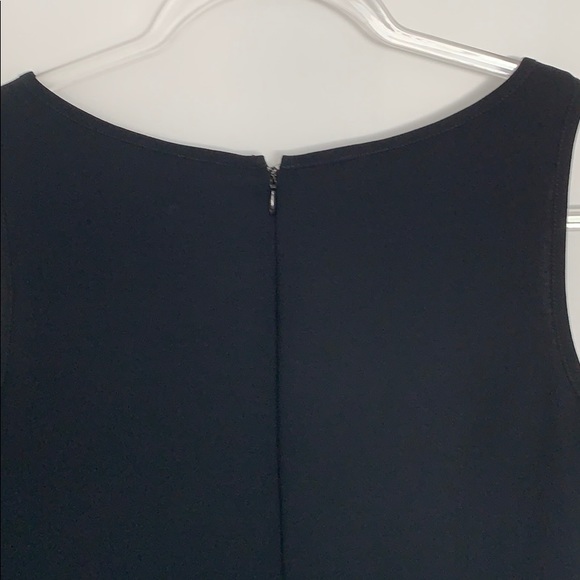 Loft Sheath Dress Black Size 4 sleeveless - Picture 3 of 4